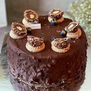 Ferrero Crispy Chocolate Chiffon Cake