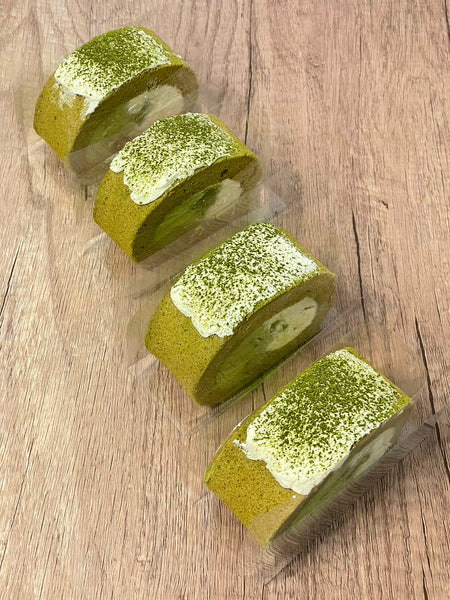 Matcha & Jasmine Swiss Roll