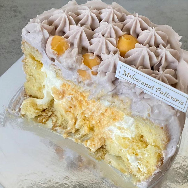 Taro with Salted Egg Filling Chiffon Cake 芋泥宝石(Pre-order)