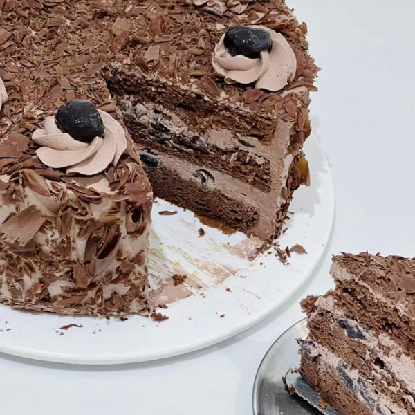 Black Forest Chocolate Chiffon Cake