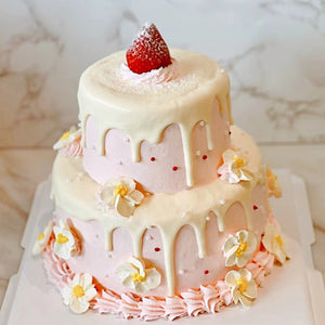 Strawberry Drip Cake 草莓蛋糕