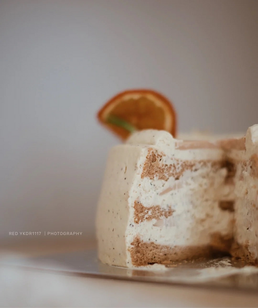 Earl Grey with Panna Cotta Filling Chiffon Cake