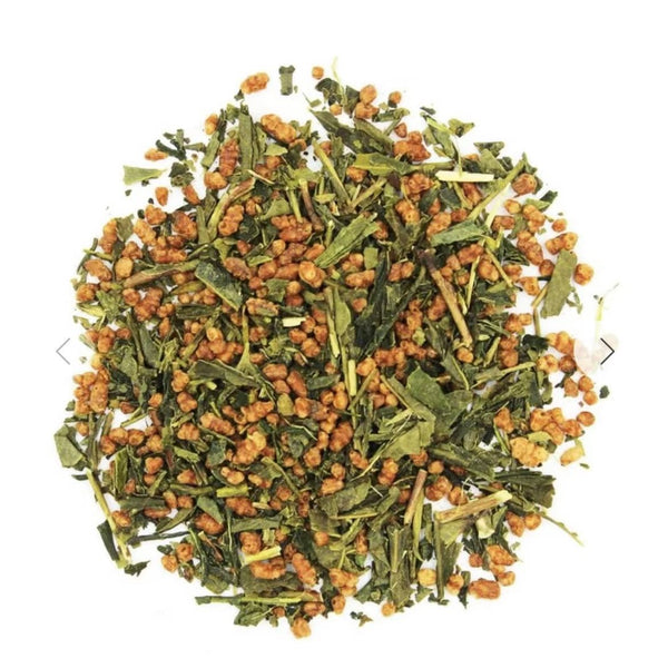 Japanese Genmaicha Cake Jar