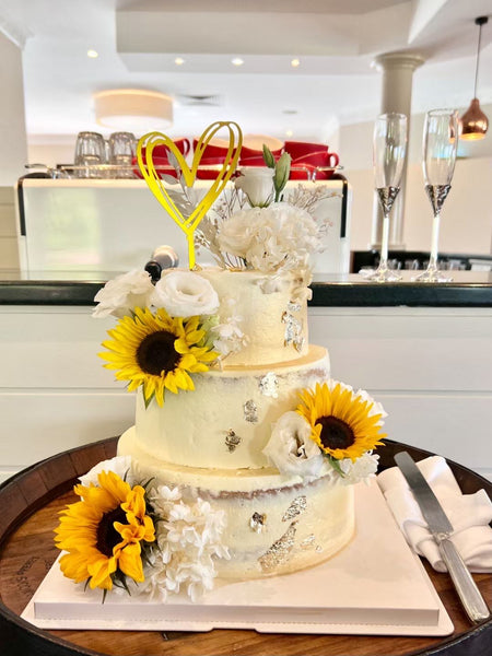 Sunflower Wedding Cake