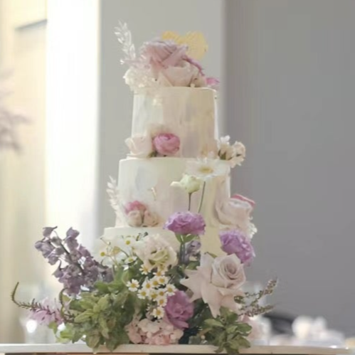 FLowers Wedding Cake