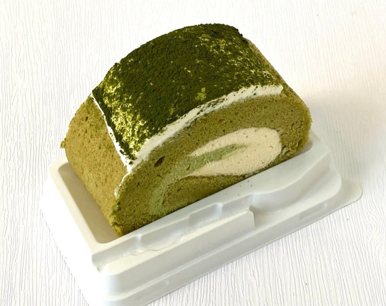 Matcha & Jasmine Swiss Roll