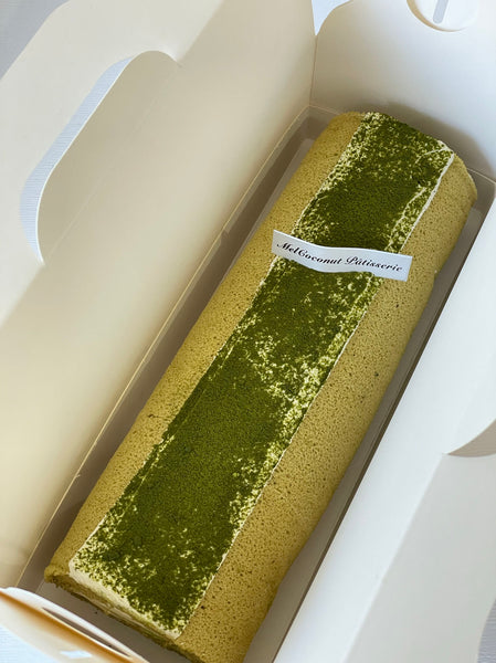 Matcha & Jasmine Swiss Roll