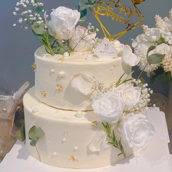 Flowers Wedding Cake